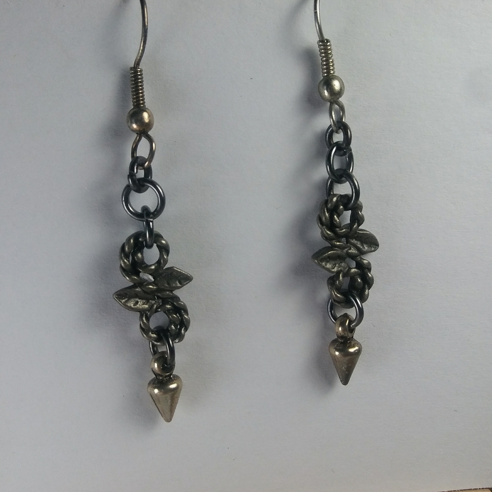 PEWTER EARRINGS